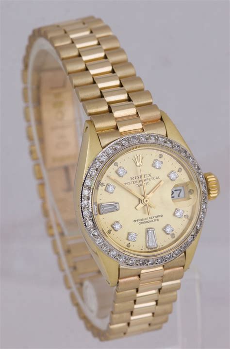 Rolex women's diamond bezel